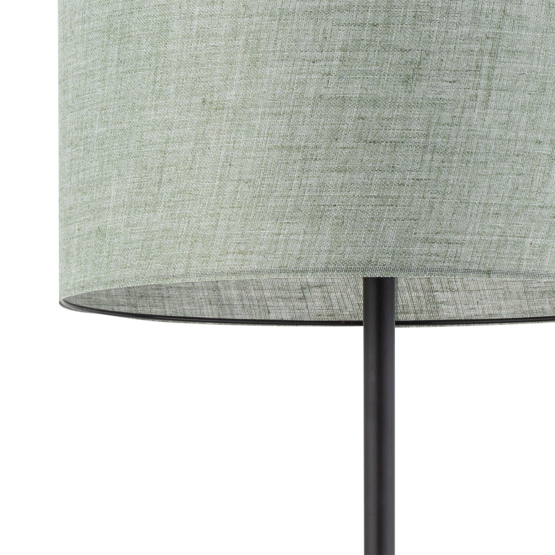 Lampadaire EARTH rond tissu vert Minimaliste 