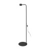 Lampadaire AVIA BLACK metal noir Industriel 