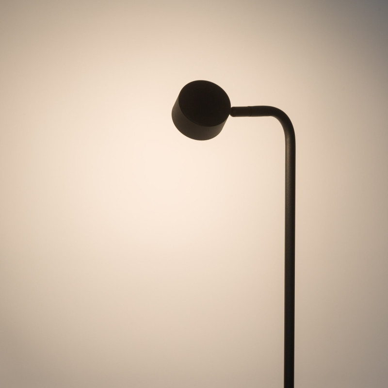 Lampadaire AVIA BLACK metal noir Industriel 