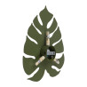 Applique murale feuille tropicale MONSTERA GREEN metal vert Nature 