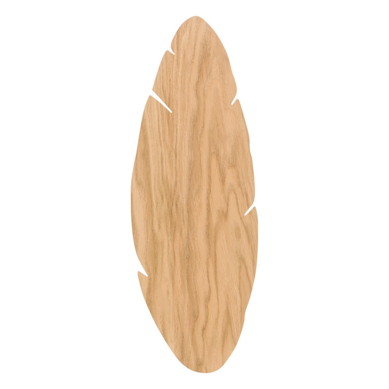 Applique HOJA WOOD feuille bois clair Scandinave 