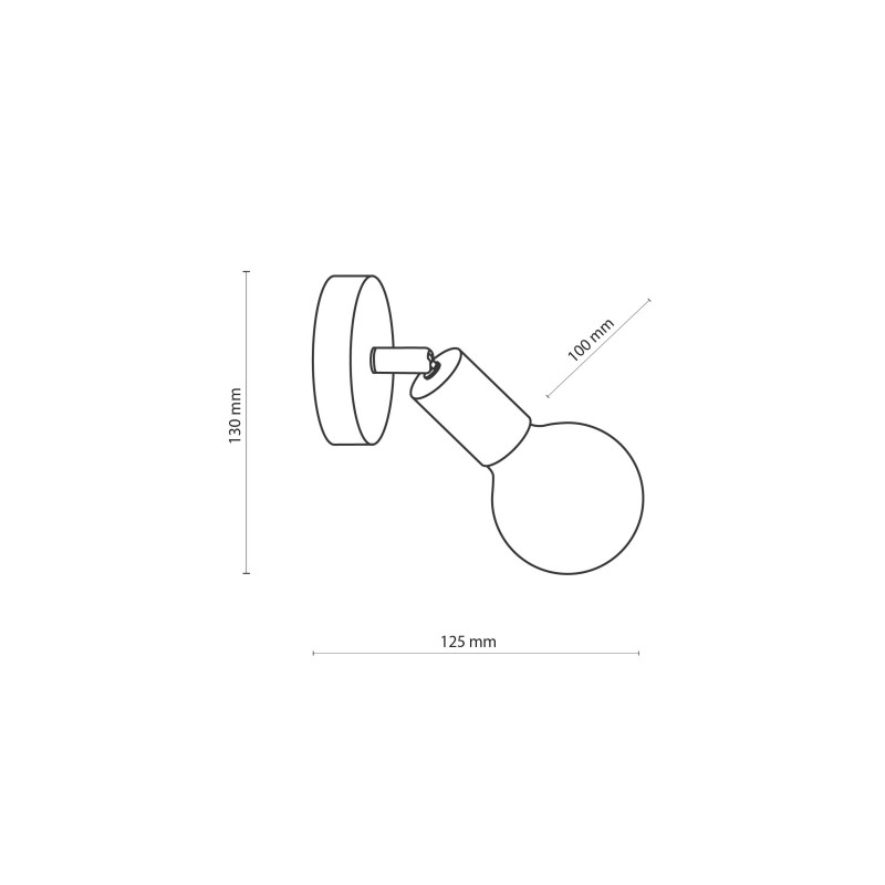 Plafonnier SIMPLY WOOD base bois douille metal blanc Minimaliste 