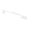 Plafonnier LOGAN WHITE 4 lampes metal blanc Minimaliste 