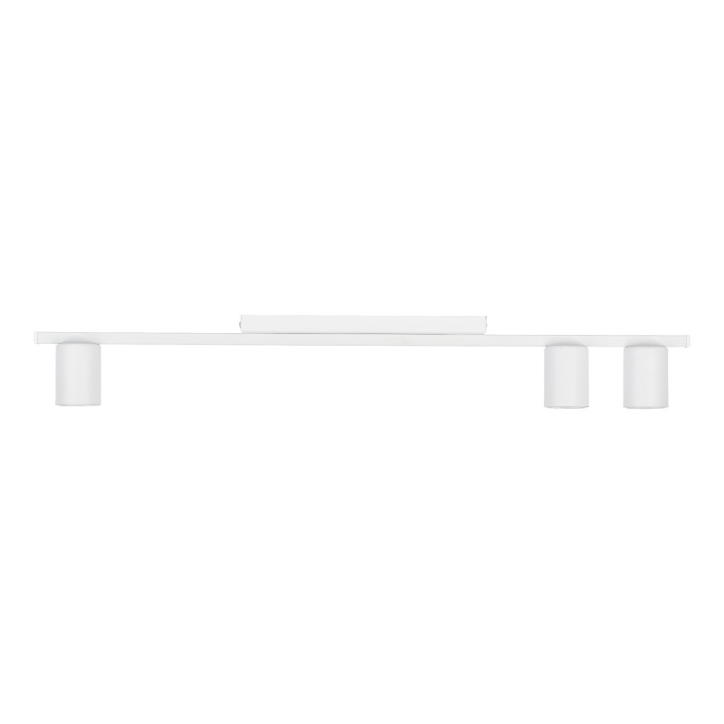 Plafonnier LOGAN WHITE 3 lampes metal blanc Minimaliste 