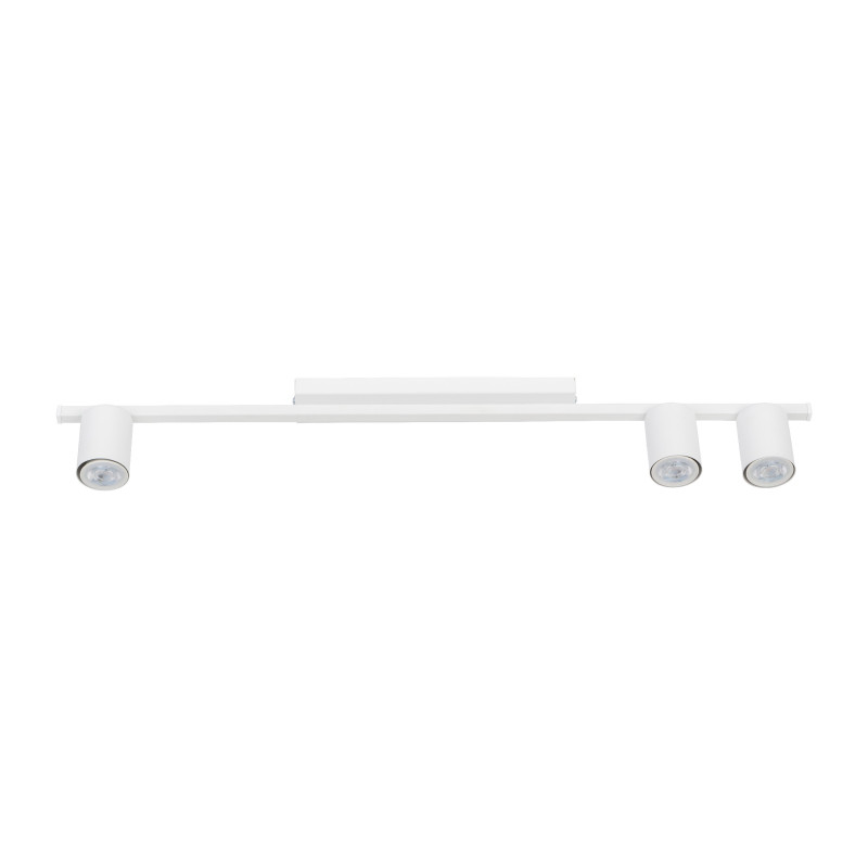 Plafonnier LOGAN WHITE 3 lampes metal blanc Minimaliste 