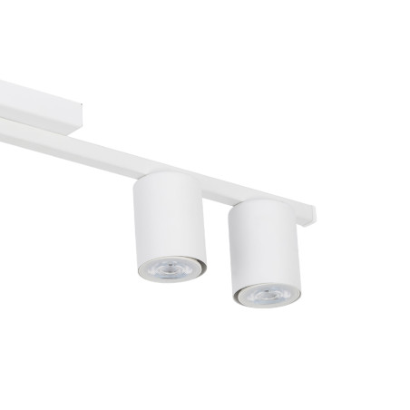 Plafonnier LOGAN WHITE 3 lampes metal blanc Minimaliste 