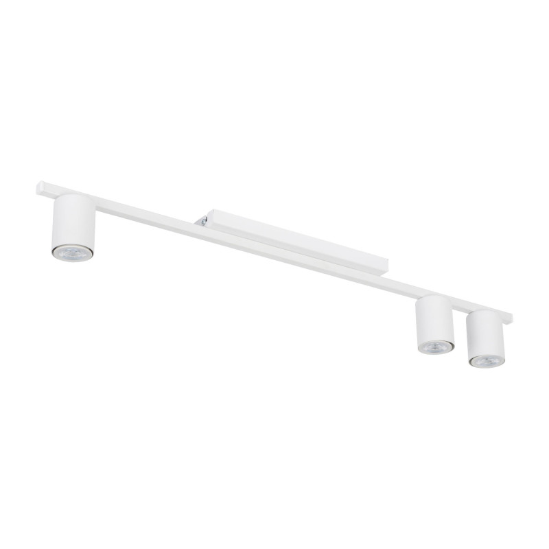 Plafonnier LOGAN WHITE 3 lampes metal blanc Minimaliste 