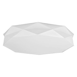 Plafonnier KANTOOR WHITE NEW 78cm tissu blanc Design chic 