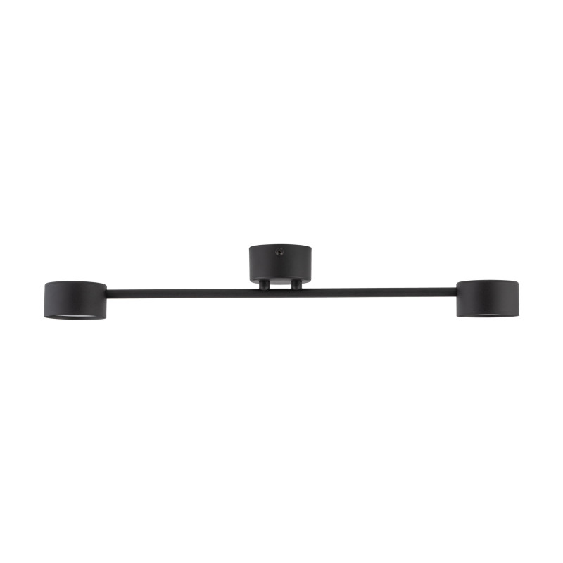 Plafonnier AVIA BLACK 2 lampes metal noir Industriel 