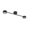 Plafonnier AVIA BLACK 2 lampes metal noir Industriel 