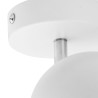 Plafonnier ALTEA WHITE spot simple orientable metal blanc Minimaliste 