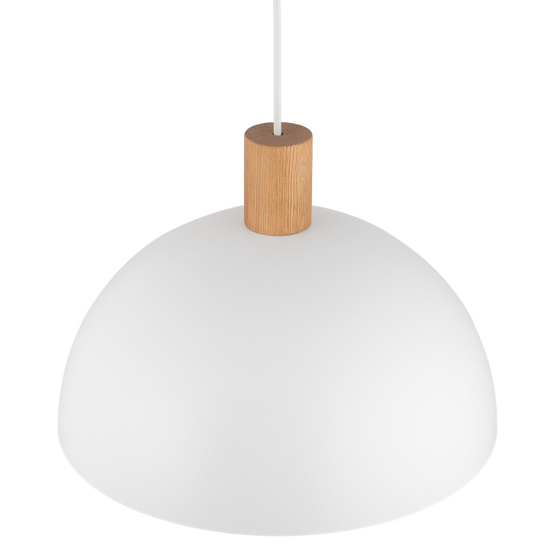 Suspension OSLO WHITE metal blanc Industriel 