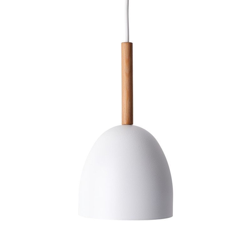 Suspension NORD WHITE metal blanc Industriel 