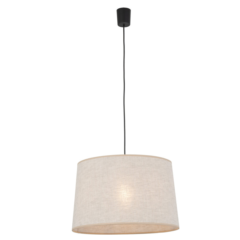 Suspension MAJA NATURE abat-jour lin beige gris Minimaliste 