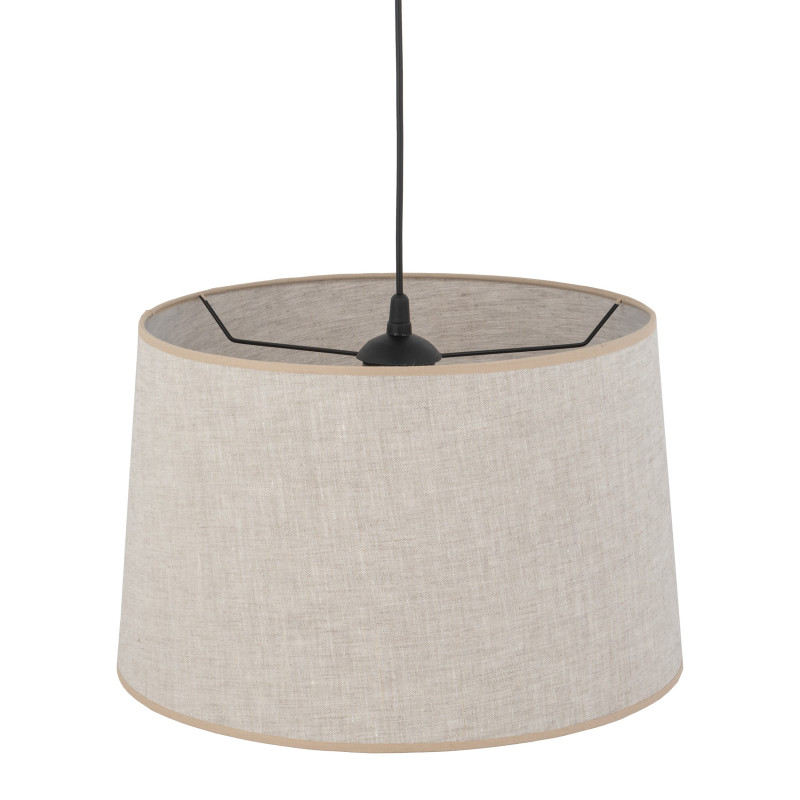 Suspension MAJA NATURE abat-jour lin beige gris Minimaliste 