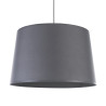 Suspension MAJA GRAY Tissu gris anthracite Design Minimaliste 