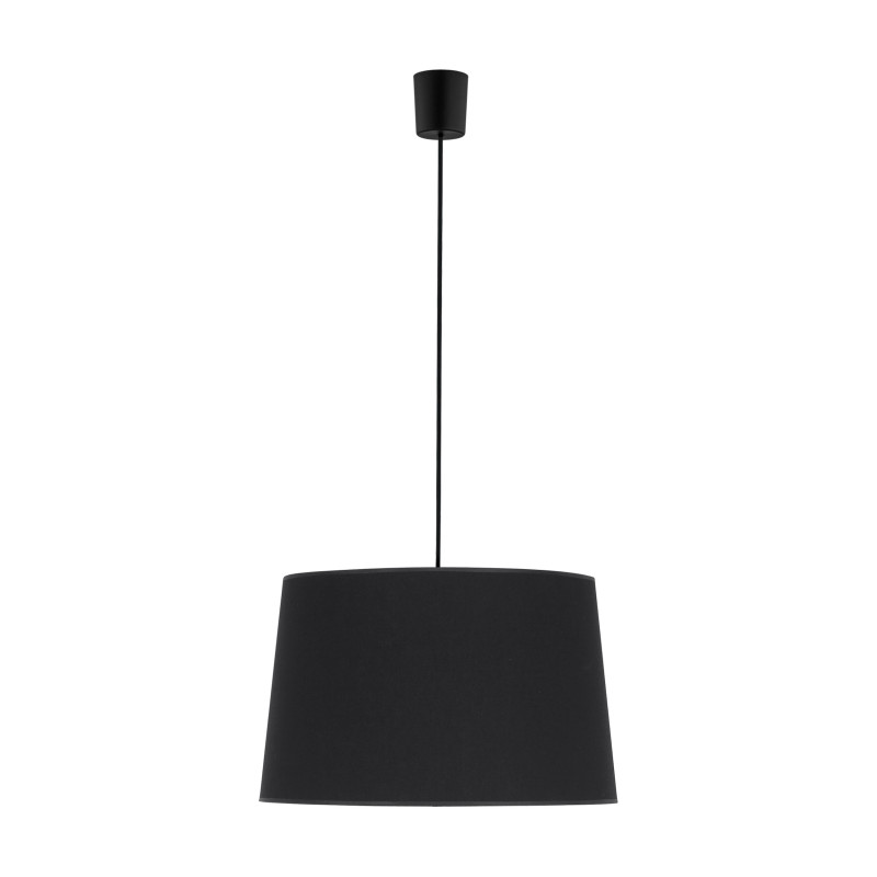 Suspension MAJA BLACK Tissu noir Design Minimaliste 