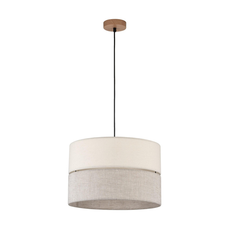 Suspension ECO 38cm en tissu beige Gris Bohème 