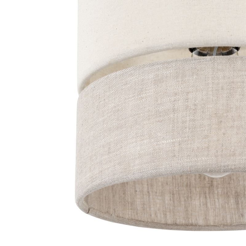 Suspension ECO 20cm en tissu beige Gris Bohème 