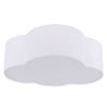Plafonnier petit nuage CLOUD WHITE tissu pastel blanc Enfant