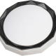 Plafonnier OSCAR rond 53cm octogone blanc et noir LED 45W CCT 3000k à 6000k 3150Lm dimmable 