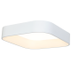 Plafonnier ASTRO carré blanc LED blanc neutre 4000K 1680 Lm 24W Minimaliste 