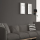 Applique murale NAPOLI abat-jour carré tissu noir intérieur doré E27 + liseuse LED 1W Design chic 