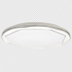 Plafonnier OPTIMA rond 48cm octogone blanc LED 52W CCT 3000k à 6000k 3640Lm dimmable 