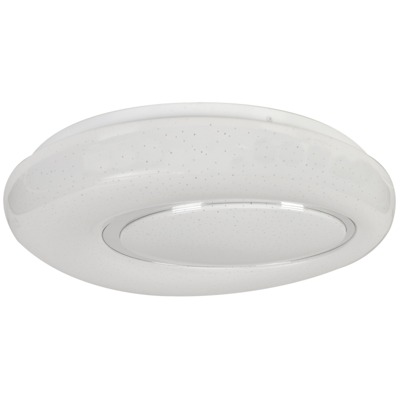 Plafonnier 48cm BONO blanc LED 52W CC 3000k à 6000k dimmable 3640Lm 