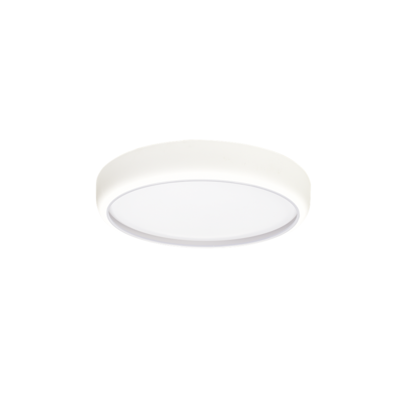 Plafonnier GEA rond 39cm métal blanc LED 36W CCT 3000k à 6000k 2520Lm dimmable Minimaliste 