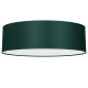 Plafonnier VERDE abat-jour rond 60cm tissu vert E27 Design chic 