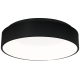 Plafonnier OHIO abat-jour 45cm acrylique noir LED 24W blanc neutre 4000k 1680Lm Minimaliste 