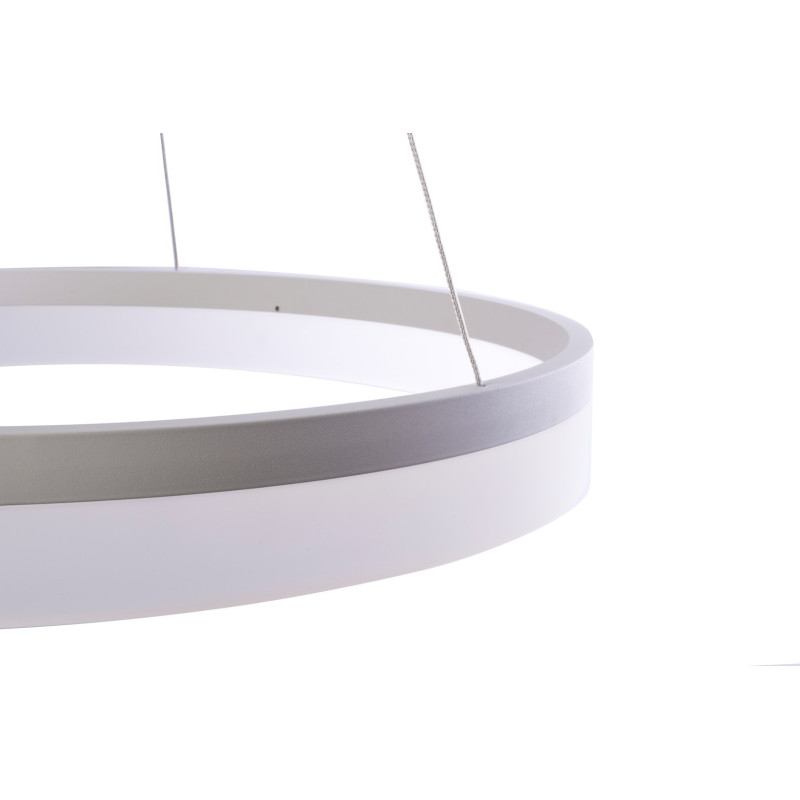 Suspension RING cercle lumineux blanc horizontal LED blanc neutre 4000k 2520Lm 36W Design chic 