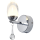 Applique murale OVO lampe forme œuf transparent chromé LED blanc neutre 4000k 350Lm 5W Minimaliste 