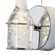 Applique murale BOTTLE chromé bouteille bulles LED 5W blanc neutre 4000k 350Lm Design chic 