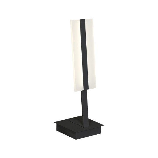 Lampe à poser RAY rectangle lumineux vertical noir et blanc LED 12W blanc naturel 840Lm Minimaliste 