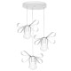 Suspension EMMA Ruban nœud papillon métal Blanc E27 Enfant 