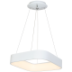 Suspension ASTRO carré blanc LED blanc neutre 4000K 1680 Lm 24W Minimaliste 