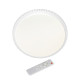 Plafonnier CRUZ rond blanc 40cm LED 2000Lm CCT 3000k à 6000k 40W + télécommande 