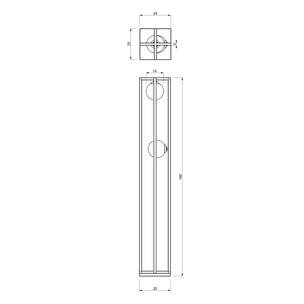 Lampadaire DIEGO structure rectangles croisés métal noir boule verre blanc E14 Industriel 