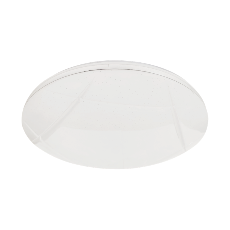 Plafonnier rond ALLISTER 58cm blanc 3LED 6W CCT 3000K à 6000K + télécommande 