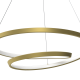 Suspension LUCERO spirale infini métal doré LED blanc neutre 48W 2400Lm Design chic 