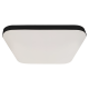 Plafonnier NEMO carré 33cm noir LED blanc neutre 4000k 1530m 16W IP44 