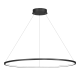 Suspension SATURNO Anneau noir 100cm LED 57W blanc neutre 4000k 3100Lm Design chic 