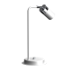 Lampe de bureau JOKER métal blanc anneau chromé GU10 Minimaliste 