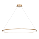 Suspension SATURNO Anneau doré 120cm LED 65W blanc neutre 4000k 3500Lm Design chic 