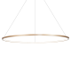 Suspension SATURNO Anneau doré 120cm LED 65W blanc neutre 4000k 3500Lm Design chic 