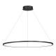 Suspension SATURNO Anneau noir 100cm LED 57W blanc neutre 4000k 3100Lm Design chic 