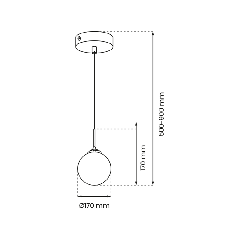 Suspension REFLEX 17cm boule verre fumé miroir doré E14 et E27 Design chic 