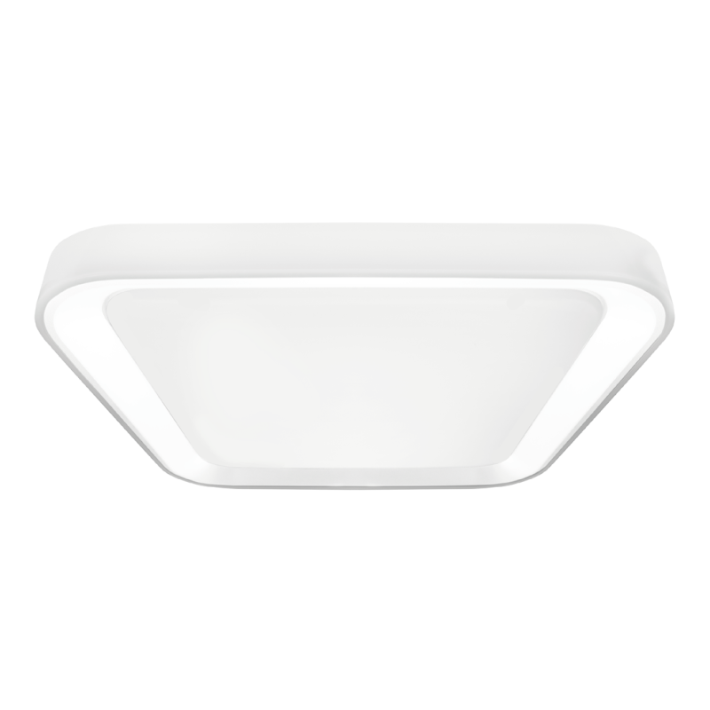 Plafonnier QUADRO 40cm carré blanc LED 38W CCT 3000k à 6000k 4000Lm 